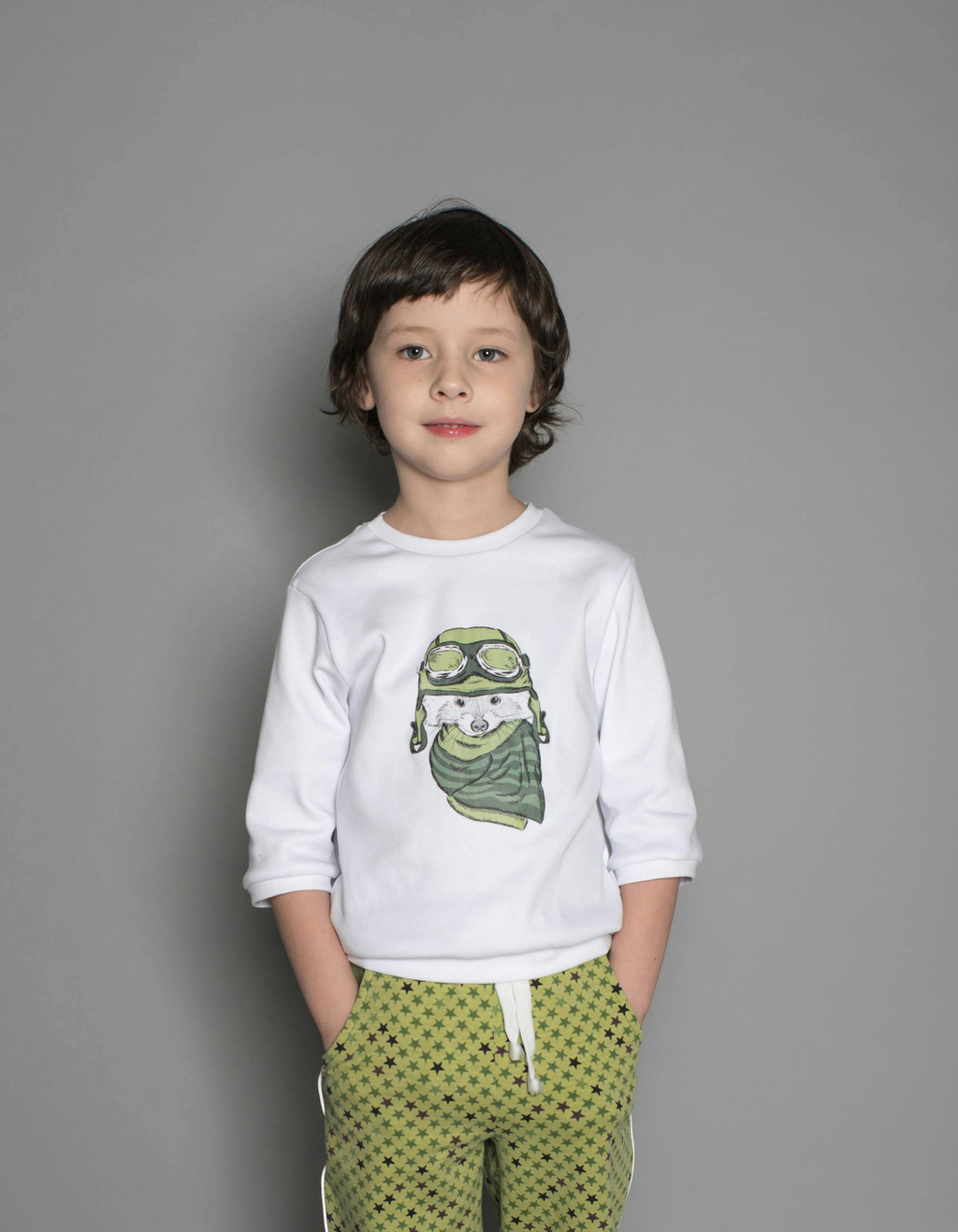 Soft cotton boys t-shirt with fun print for ages 1-13