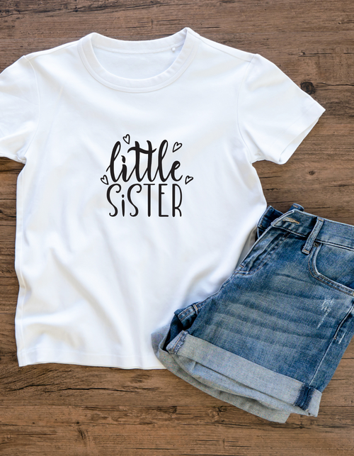 "Little Sister" Cotton T-Shirt