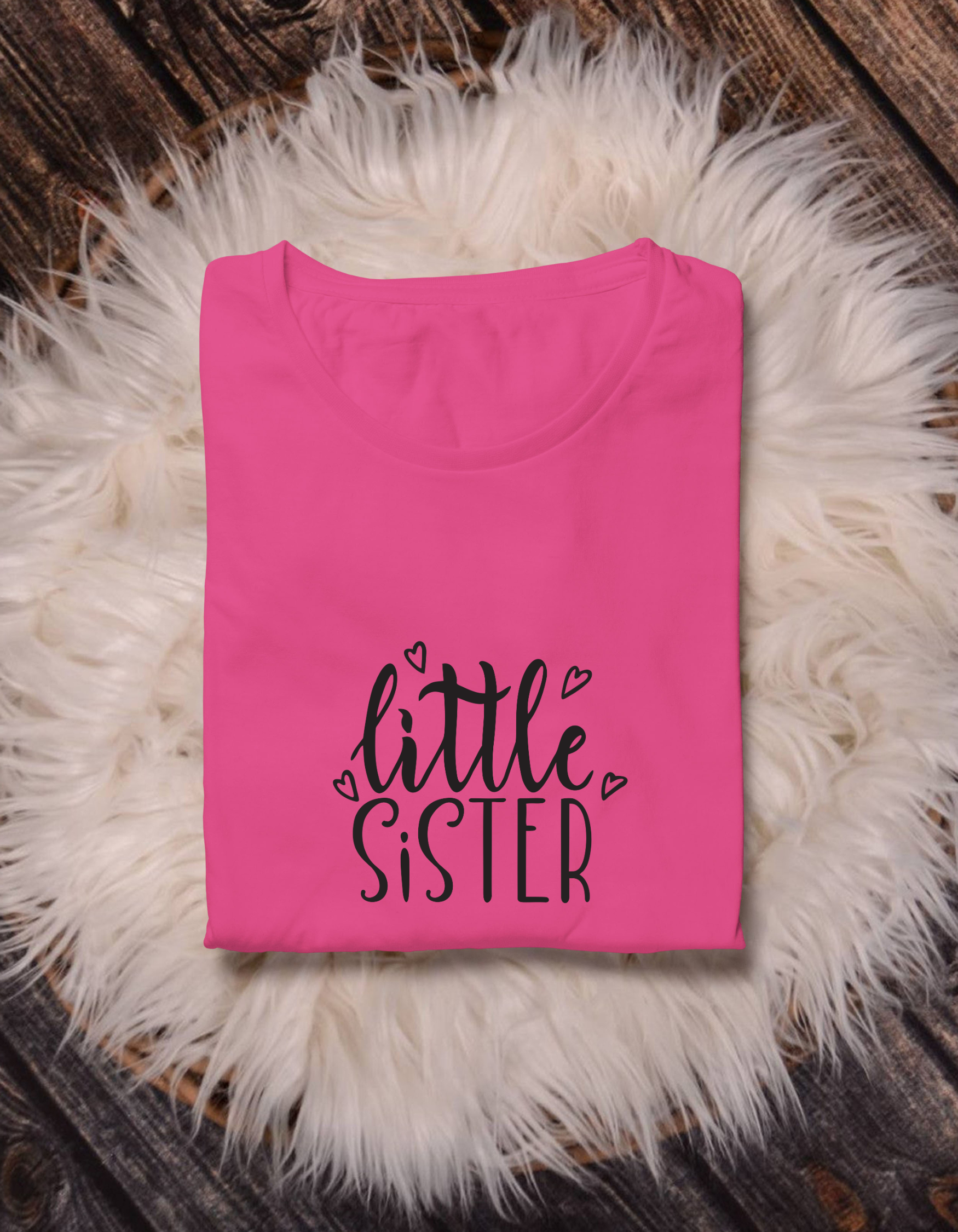 Little Sister Cotton Kids T-Shirt
