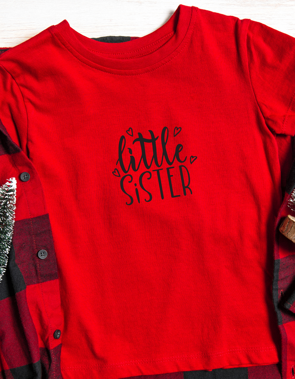 "Little Sister" Cotton T-Shirt