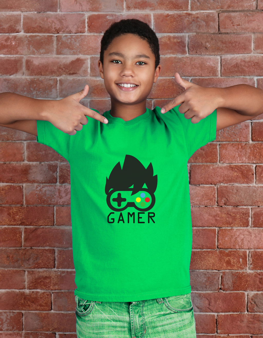 Gamer Cotton T-Shirt – Cool Gaming Tee for Kids | Mumma’s Cub