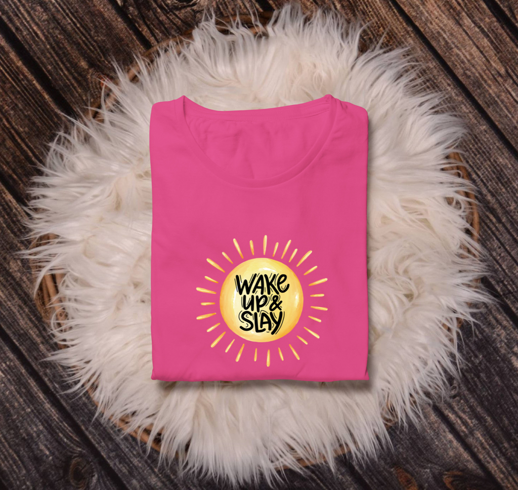 Wakeup & Slay T-Shirt – Bold Kids Tee | Mumma’s Cub