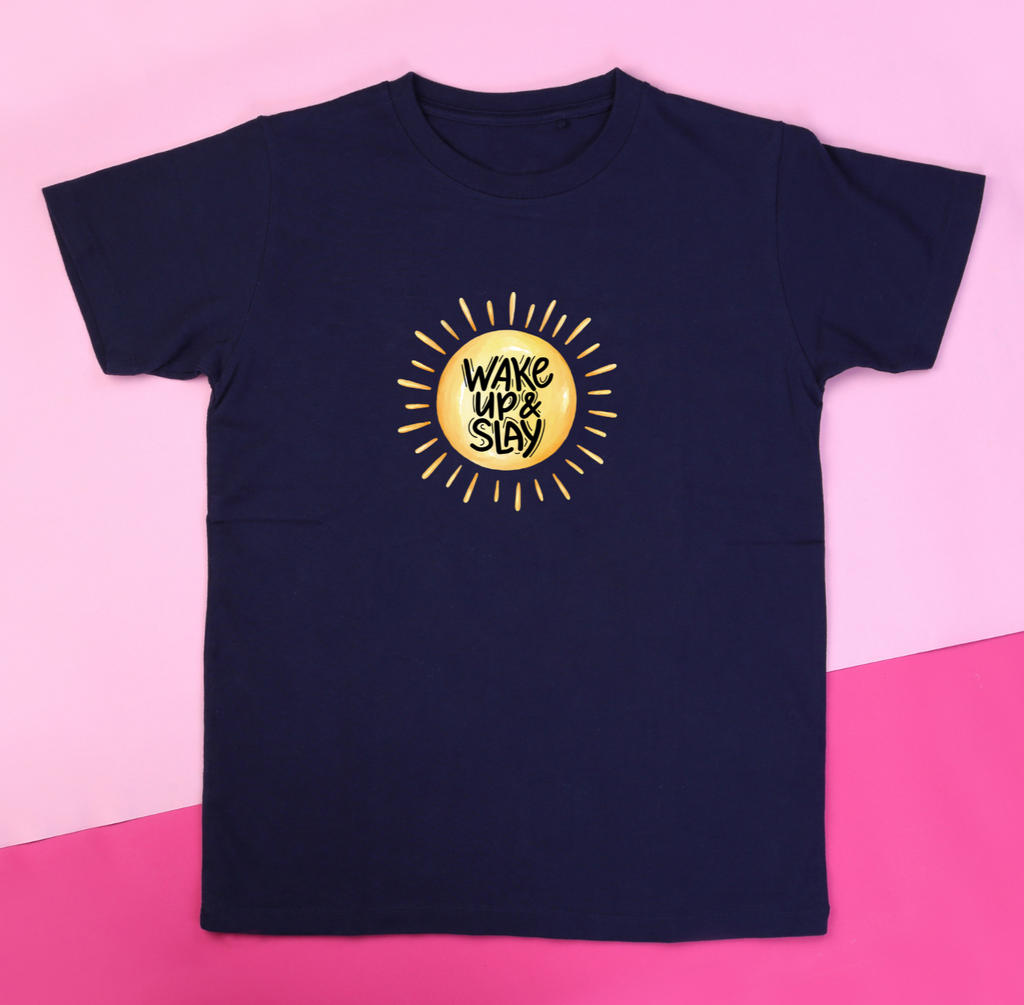Wakeup & Slay T-Shirt – Bold Kids Tee | Mumma’s Cub