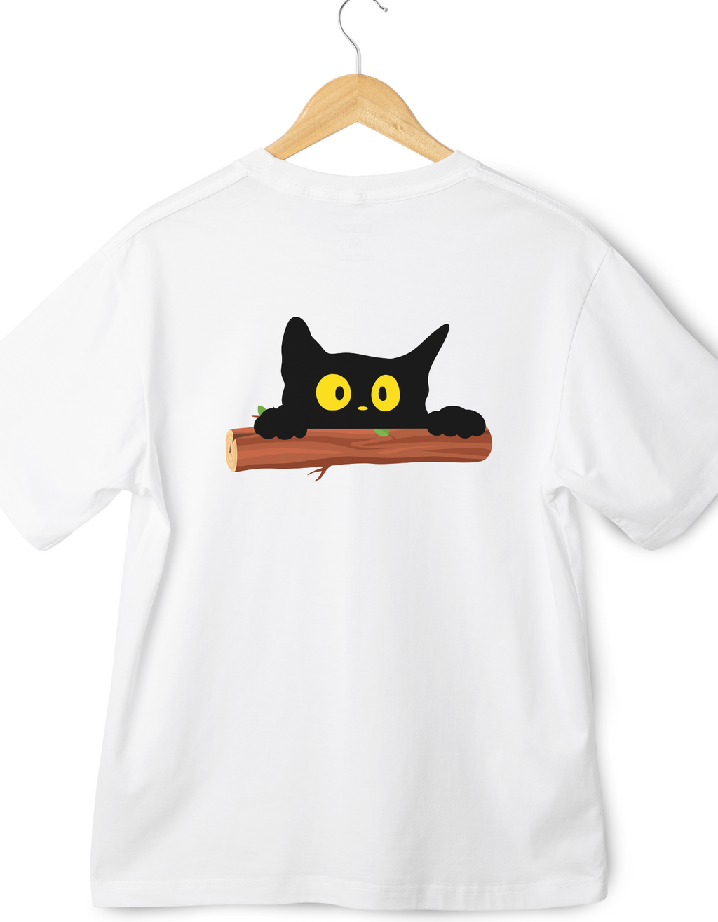 Peek-a-Meow Cotton T-Shirt – Cute Cat Tee | Mumma’s Cub