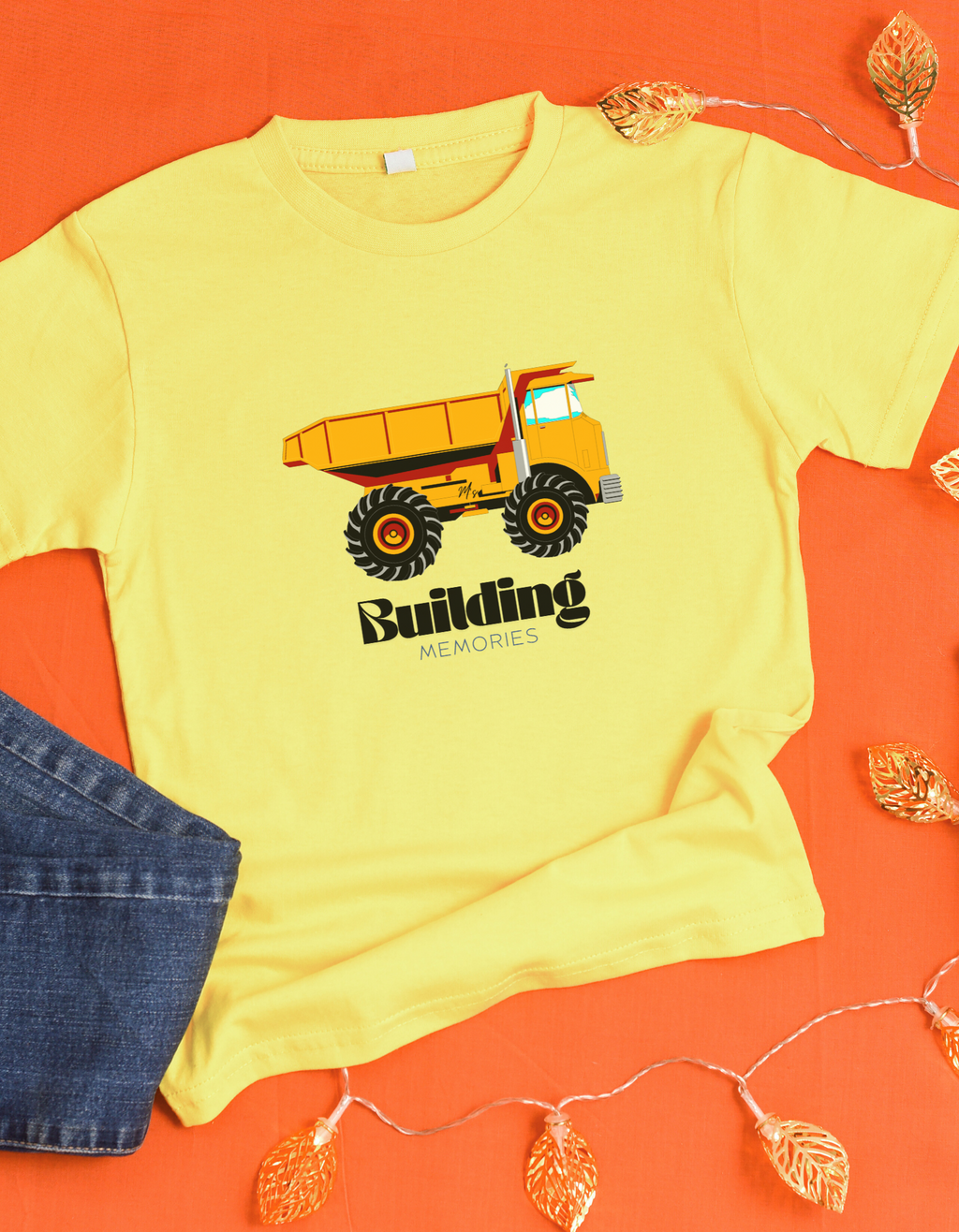 Building Memories Cotton T-Shirt – Kids’ Fun Tee | Mumma’s Cub