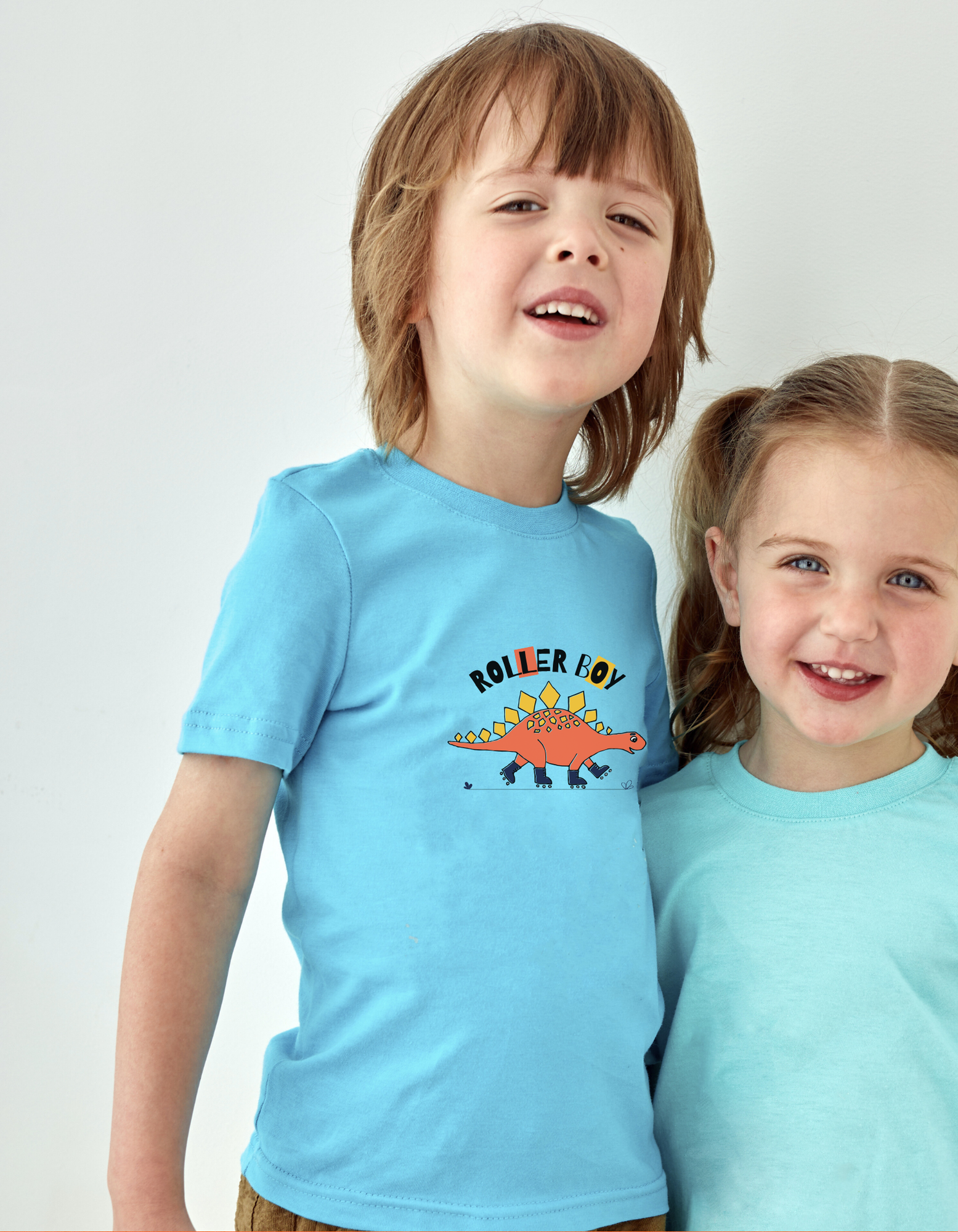 Dino Roller Boy Cotton T-Shirt – Fun Kids Tee | Mumma’s Cub