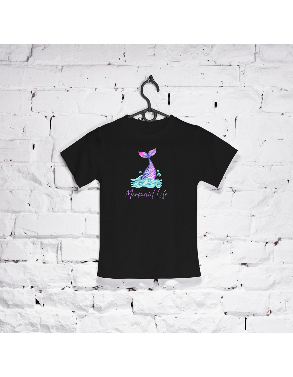 Mermaid Life Cotton T-Shirt – Ocean Vibes Tee | Mumma’s Cub