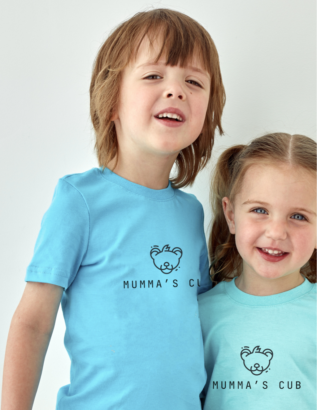Child wearing Mumma's Cub cotton T-shirt