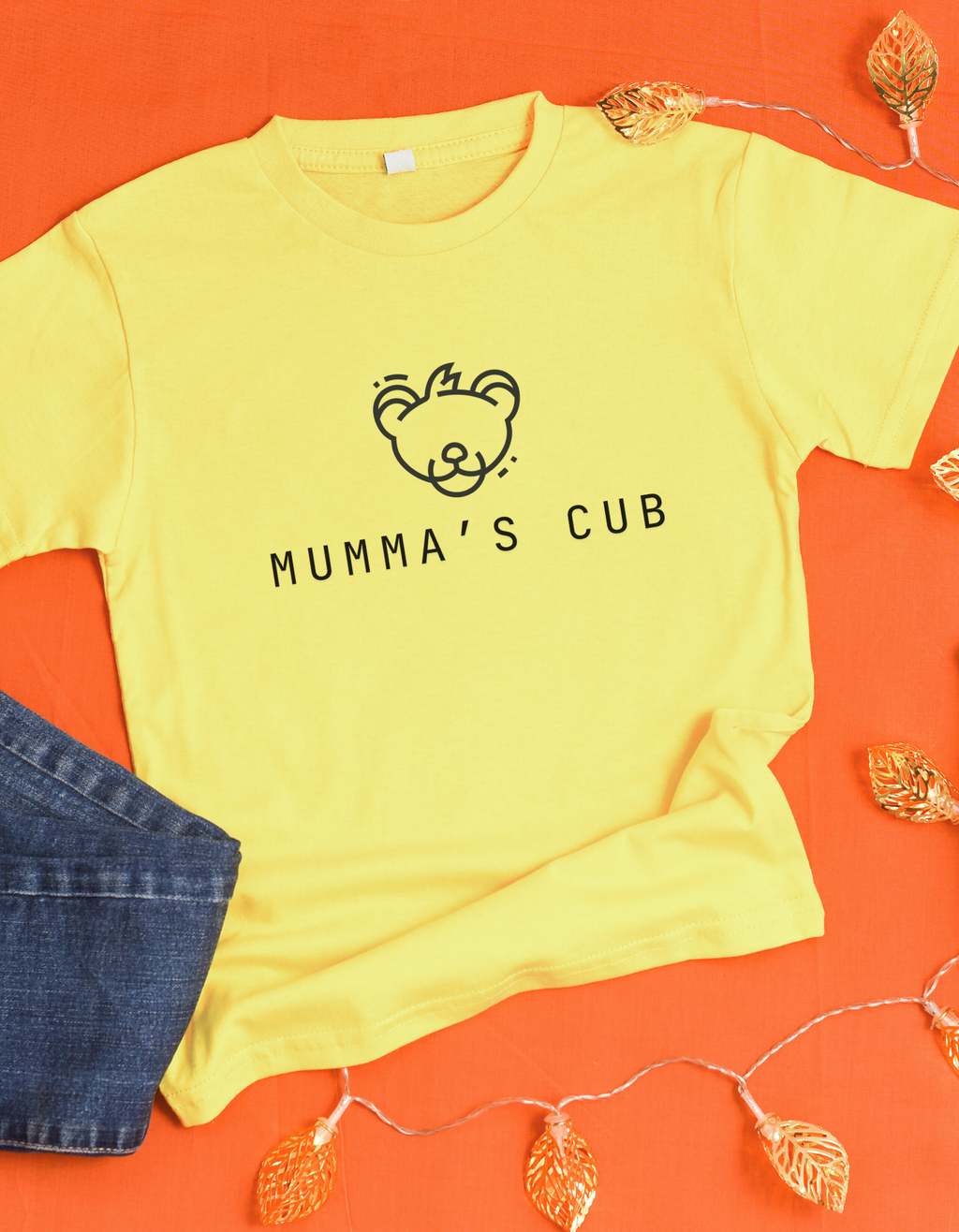 Mumma's Cub Cotton T-Shirt – Soft & Stylish Kids Tee