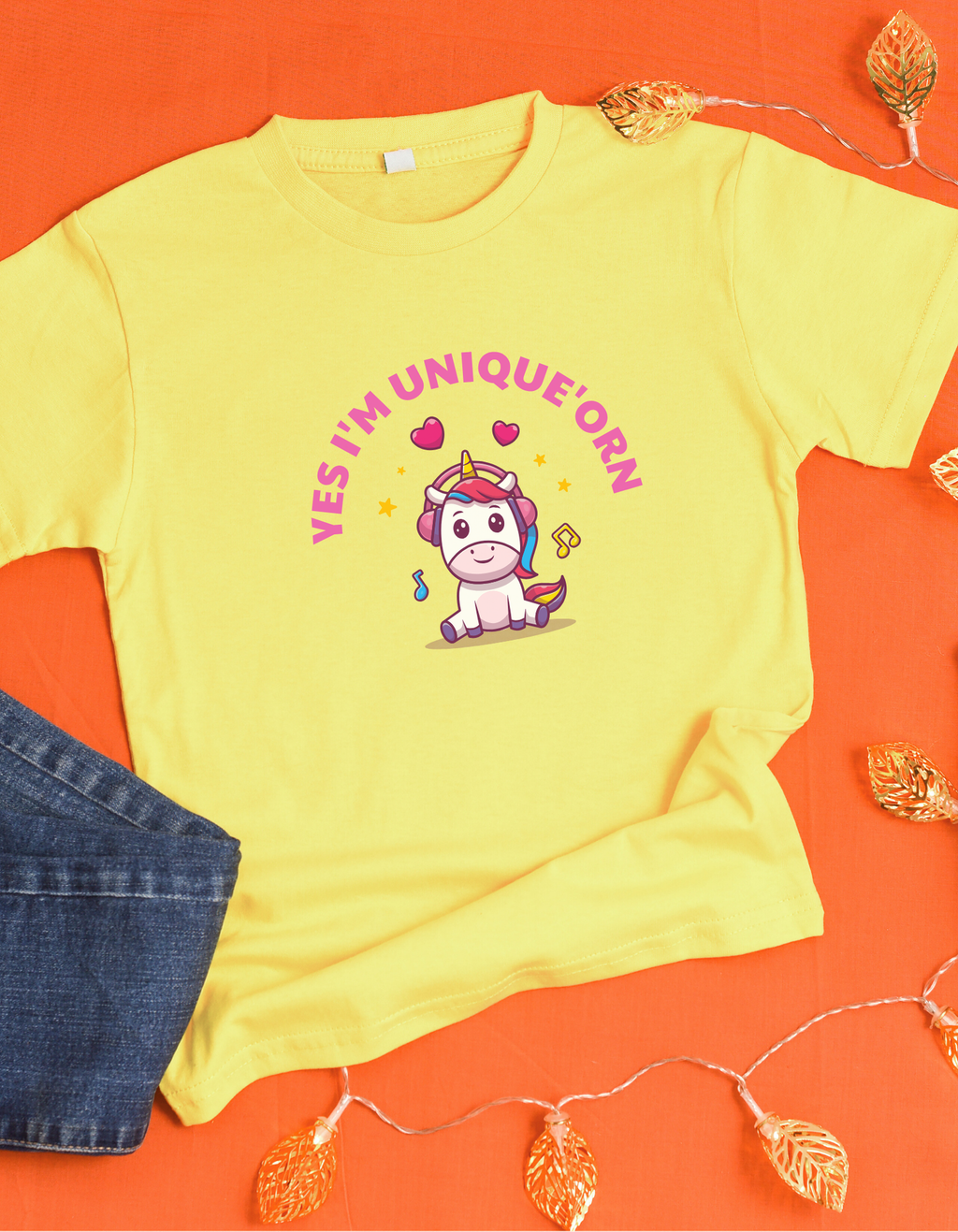 Unique’orn Cotton T-Shirt – Magical Kids Tee | Mumma’s Cub