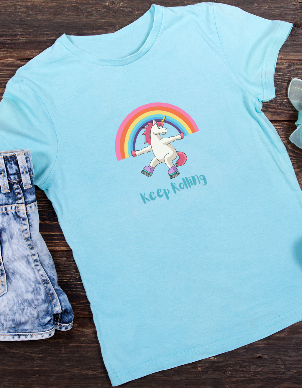 Keep Rolling Cotton T-Shirt – Fun Active Kids Tee | Mumma’s Cub