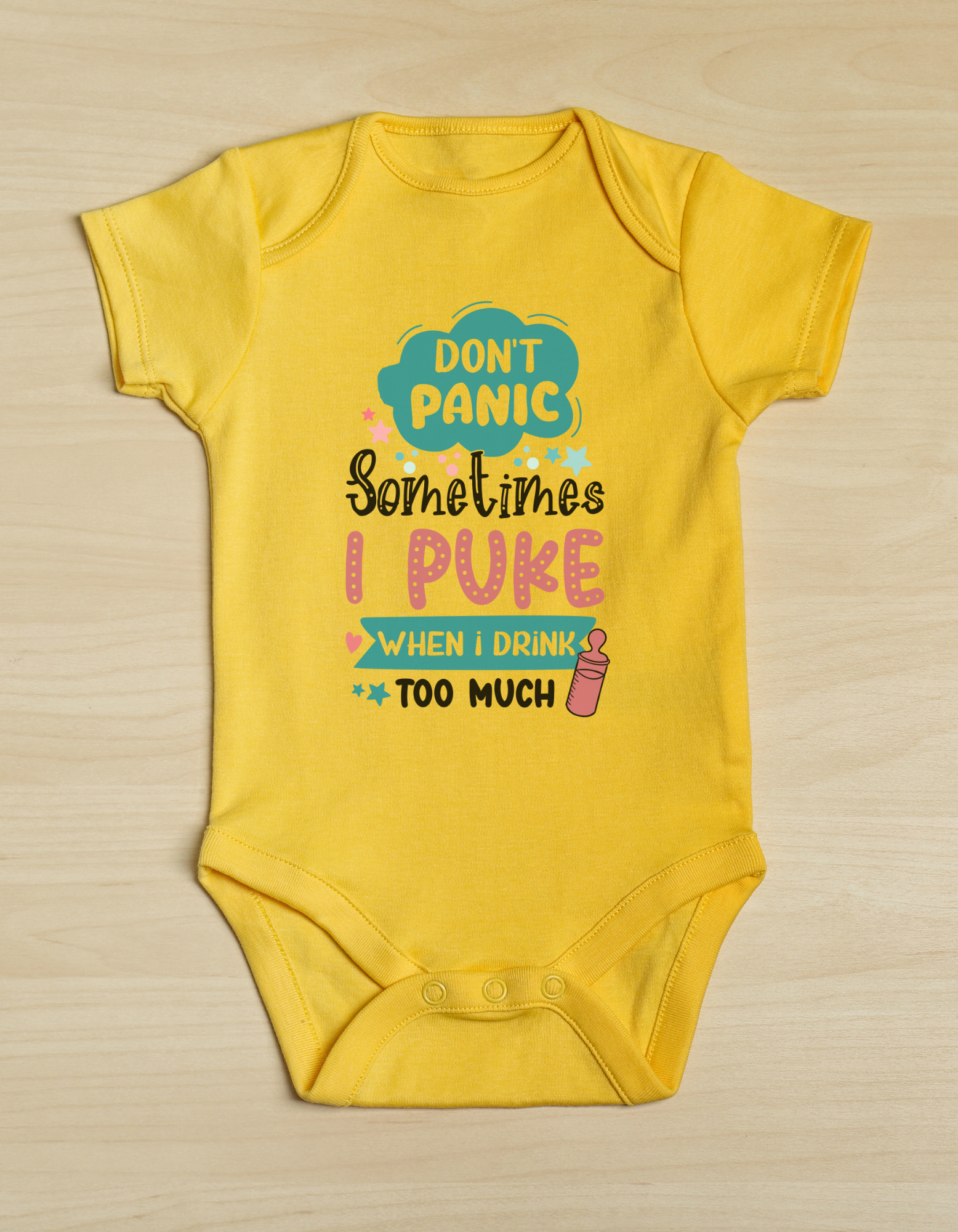 Don’t Panic Baby Onesie