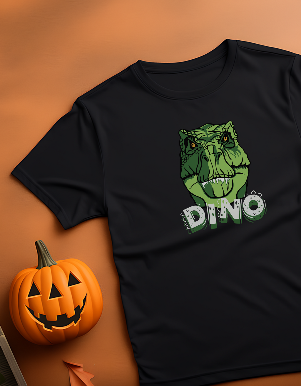 Boys Black Dino T-Shirt – Cool Dinosaur Tee | Mumma’s Cub