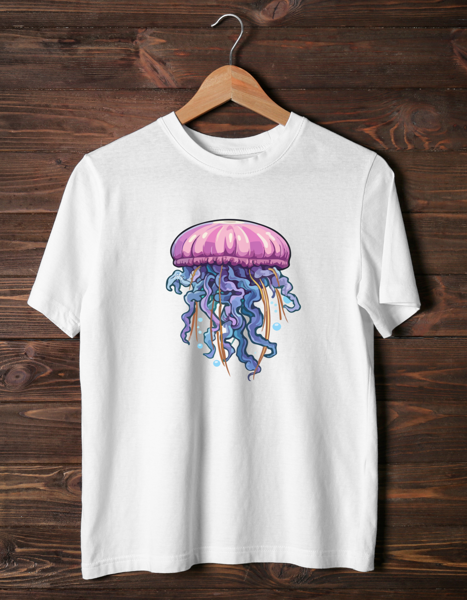 Jelly Fish Cotton T-Shirt – Ocean Kids Tee | Mumma’s Cub