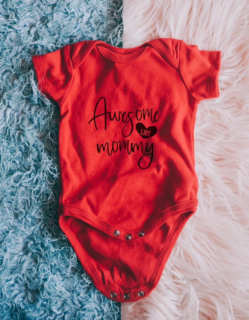 Awesome Like Mommy Baby Onesie – Cotton Romper | Mumma’s Cub