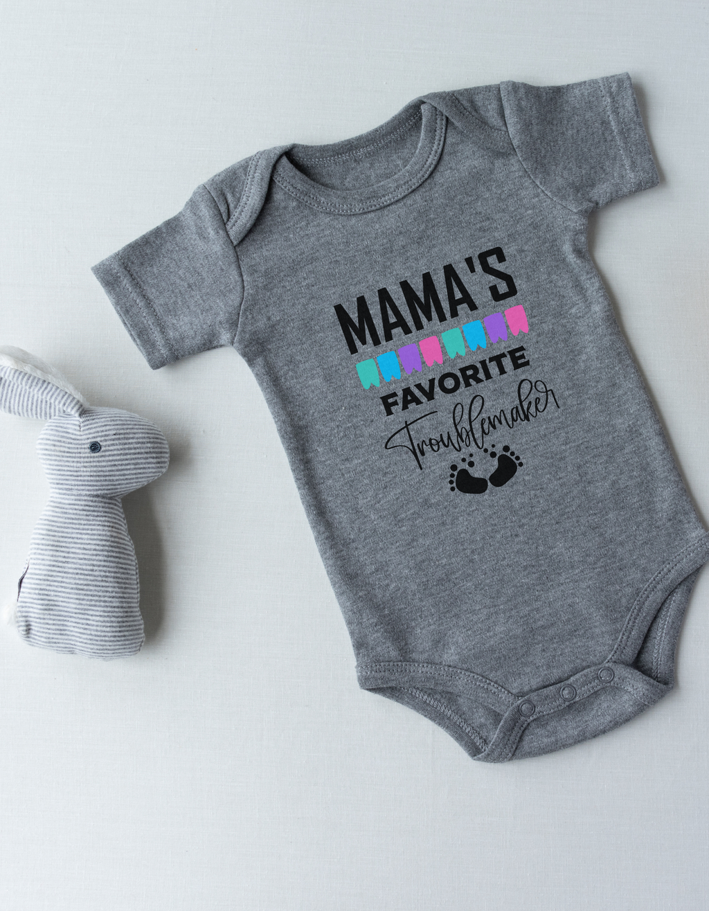 Mama’s Favorite Trouble Maker – Funny Romper | Mumma’s Cub