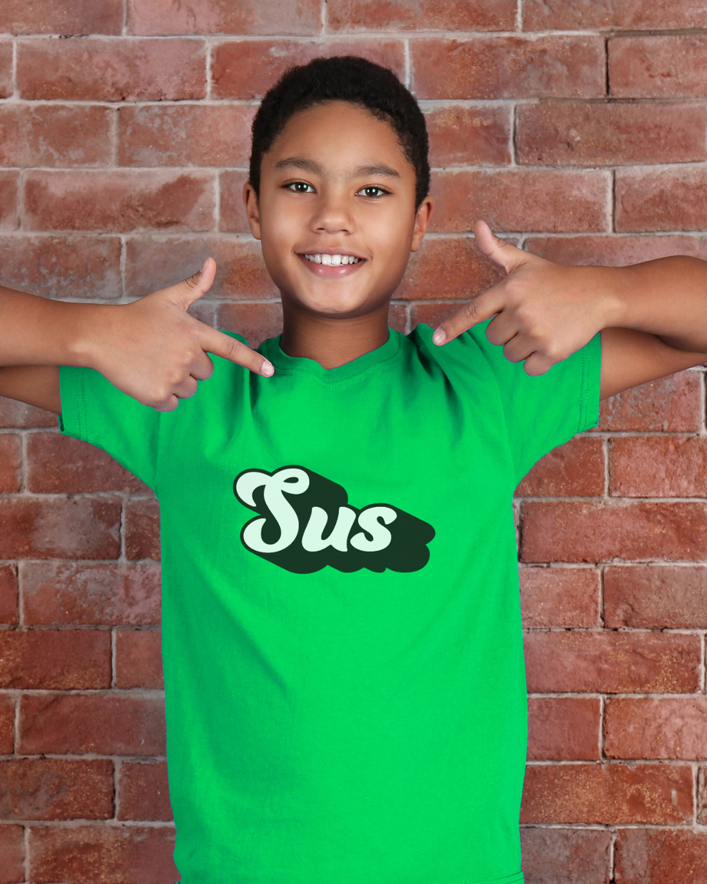 Kids “SUS” T-Shirt – Funny Cotton Tee for Gamers | Mumma's Cub
