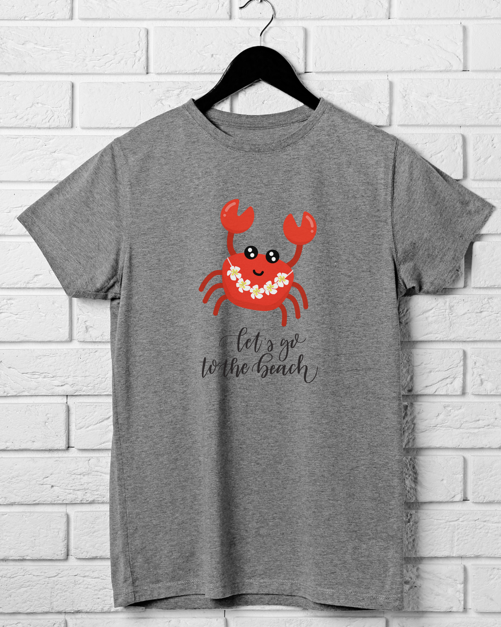 Let’s Go to the Beach Kids T-Shirt – Cute Crab Design | Mumma’s Cub