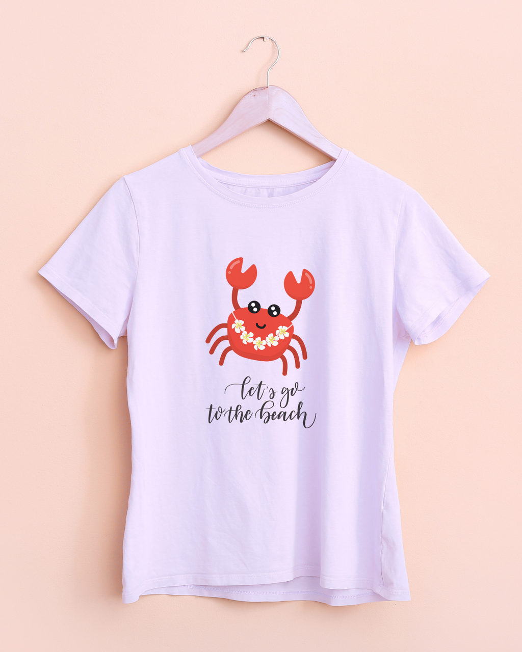 Let’s Go to the Beach Kids T-Shirt – Cute Crab Design | Mumma’s Cub