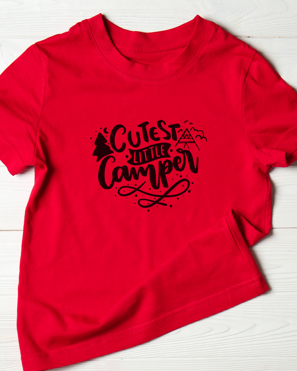 Cutest Little Camper Kids T-Shirt – Soft Cotton Tee | Mumma’s Cub