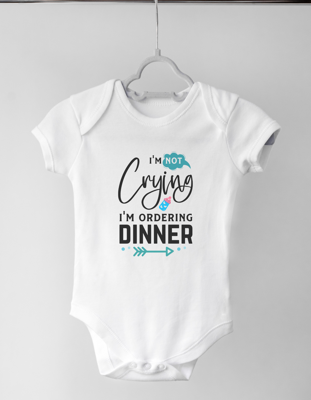 I’m Not Crying Baby Onesie – Funny Cotton Romper | Mumma’s Cub