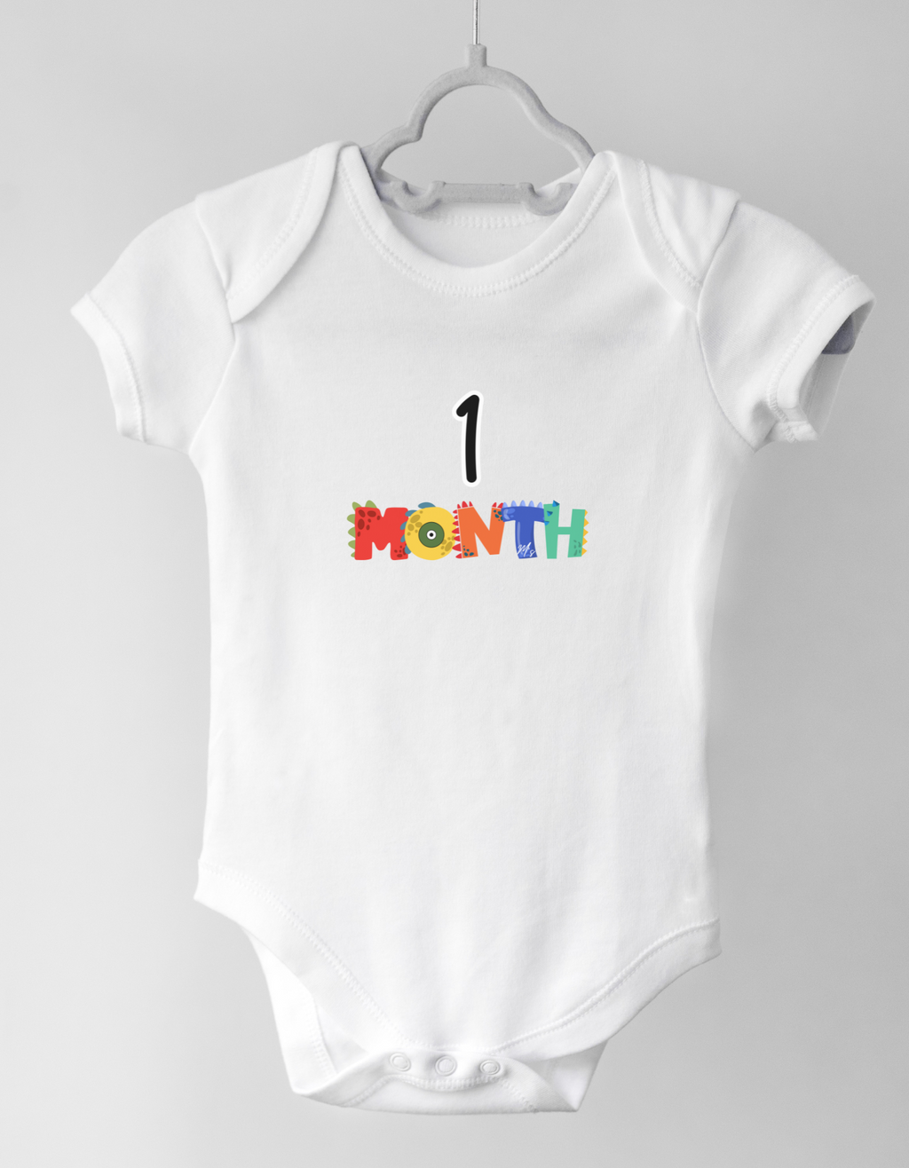 One Month Old Baby Onesie – Milestone Romper | Mumma’s Cub
