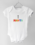 One Month Old Baby Onesie – Milestone Romper | Mumma’s Cub