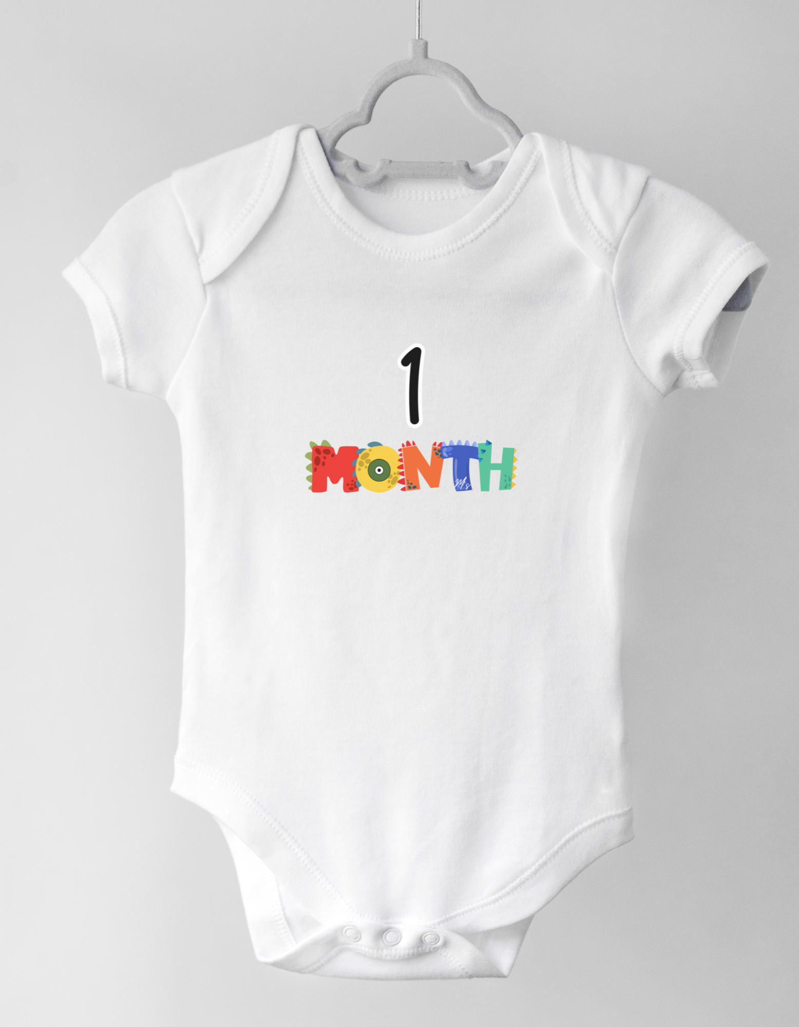 One Month Old Baby Onesie – Milestone Romper | Mumma’s Cub