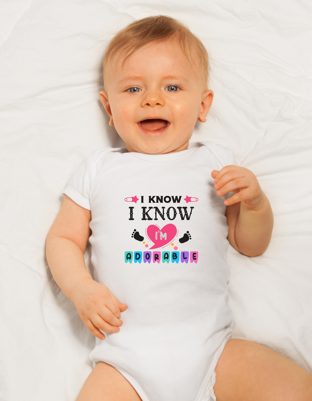 "I am Adorable" Baby Onesie/Romper