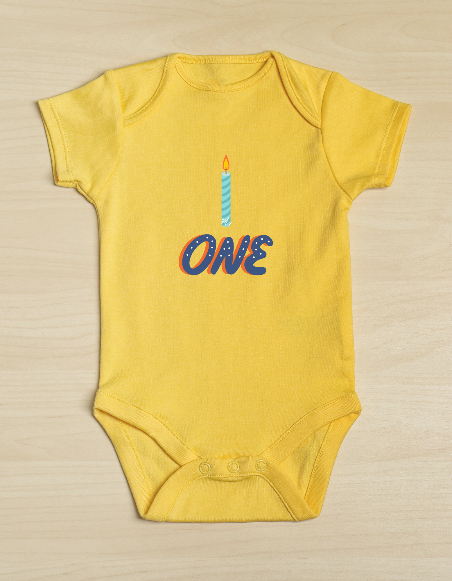 One First Birthday Baby Onesie – Milestone Romper | Mumma’s Cub