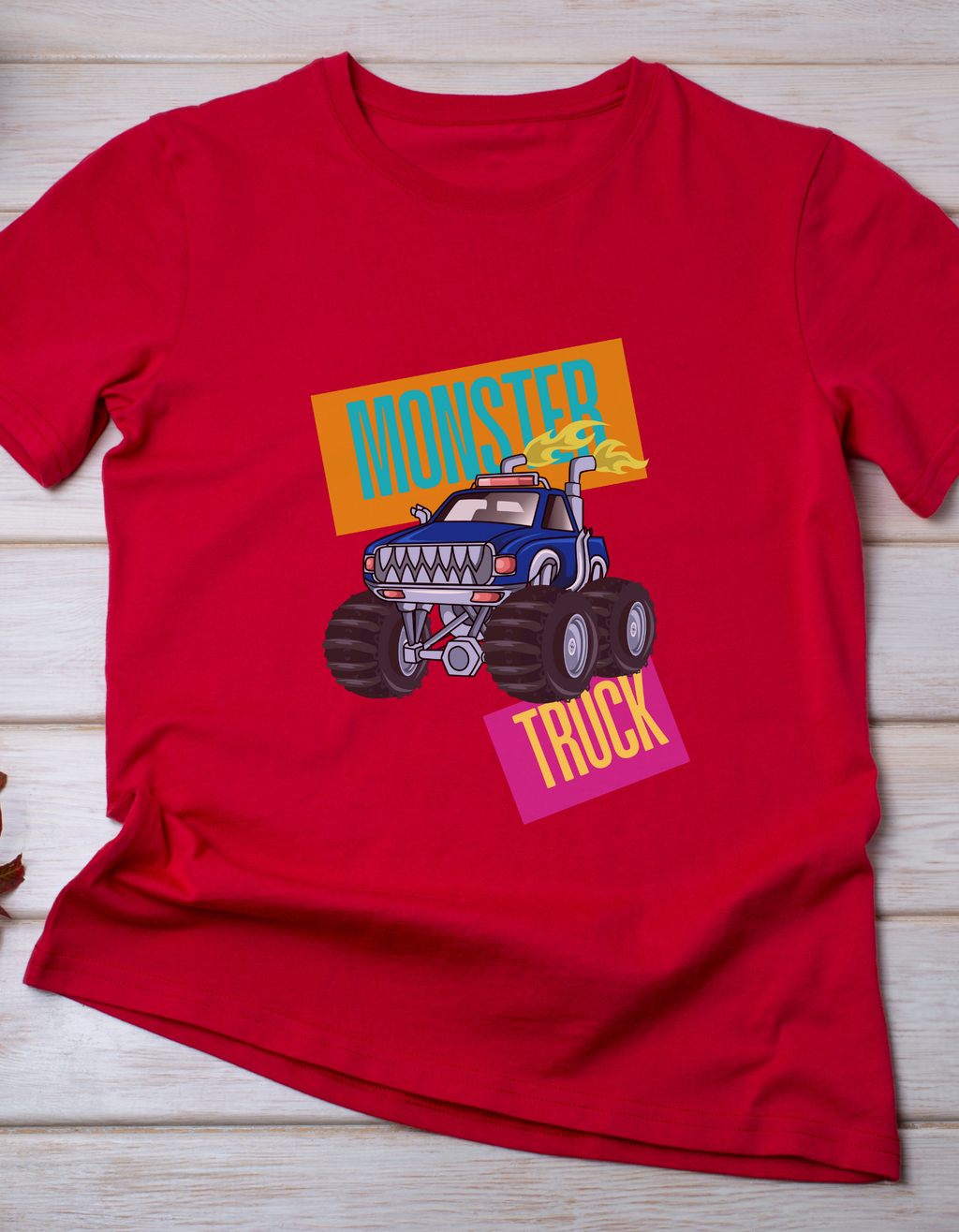 Monster Truck Cotton T-Shirt – Cool Kids Tee | Mumma’s Cub