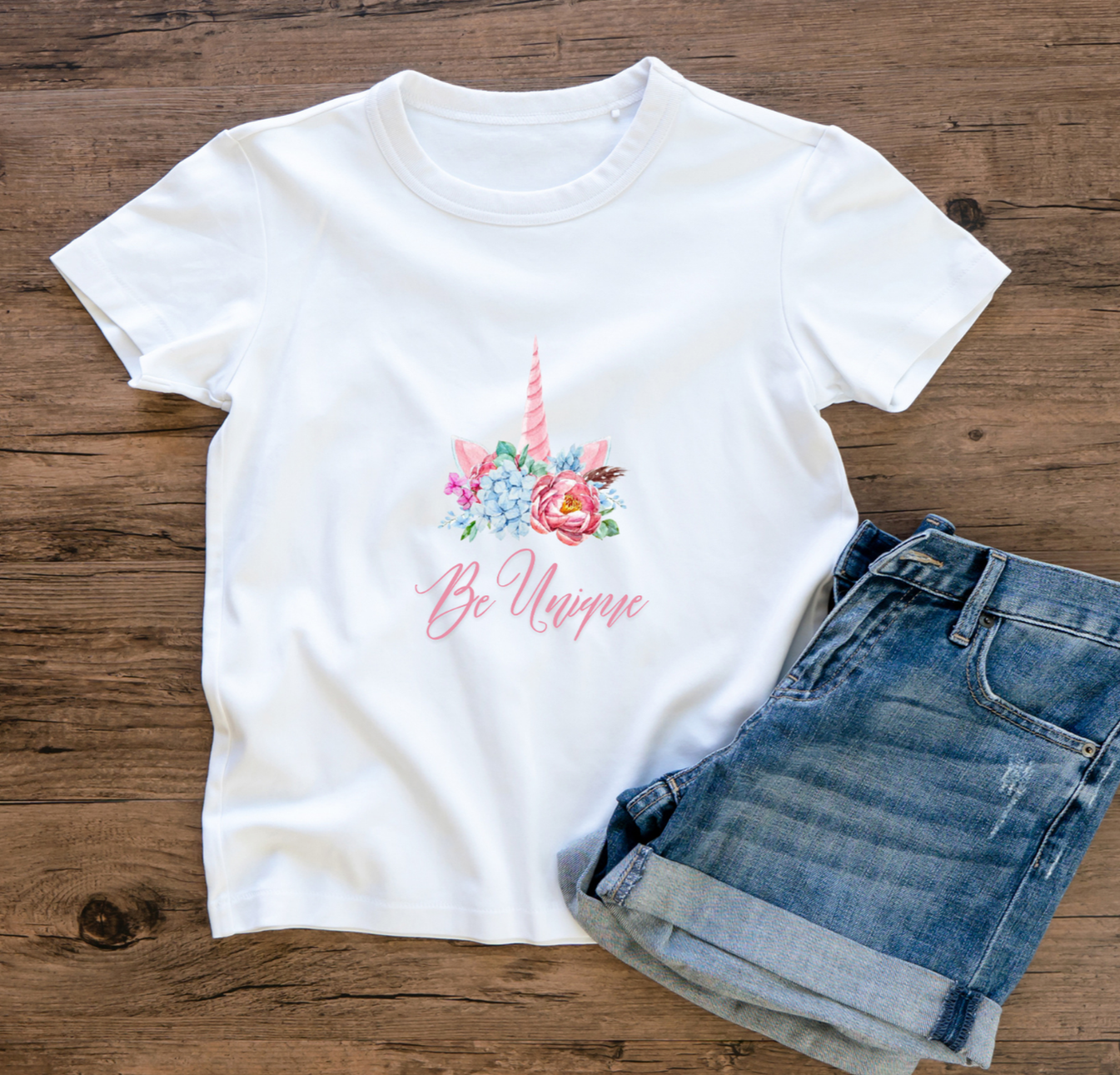 Be Unique Unicorn T-Shirt – Magical Kids Tee | Mumma’s Cub