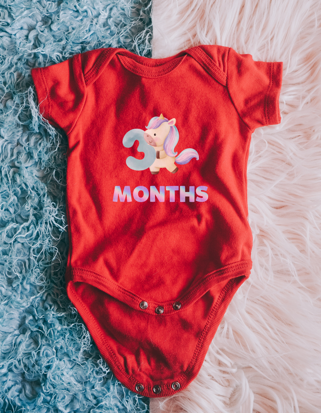 3rd Month Unicorn Baby Onesie – Cute Milestone Romper | Mumma’s Cub