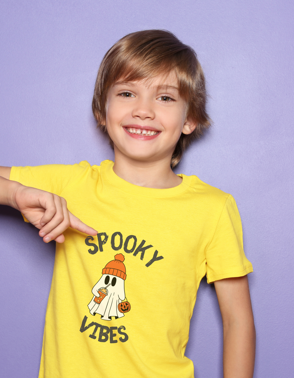 Kids Halloween Cotton T-Shirt | Spooky Cute Print – Mummascub