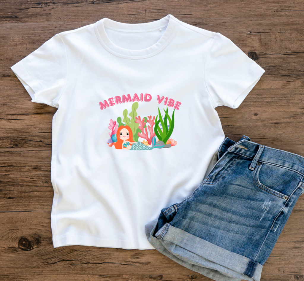 Be Mermaid Vibe T-Shirt – Magical Kids Tee | Mumma’s Cub