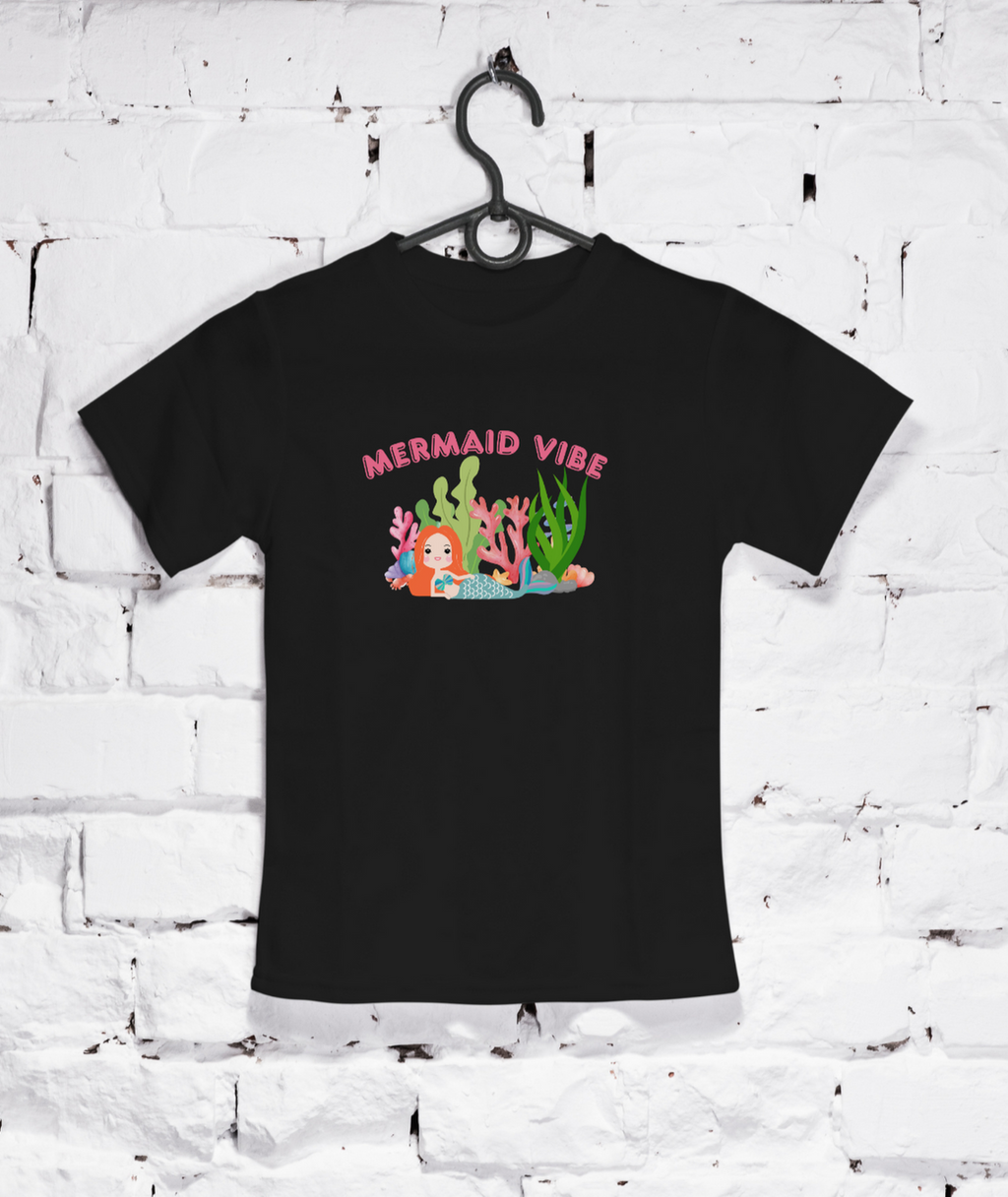 Be Mermaid Vibe T-Shirt – Magical Kids Tee | Mumma’s Cub