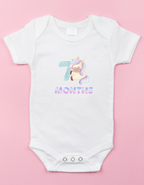 7th Month Unicorn Baby Onesie – Cute Milestone Romper | Mumma’s Cub