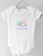 9th Month Unicorn – Cute Milestone Romper | Mumma’s Cub