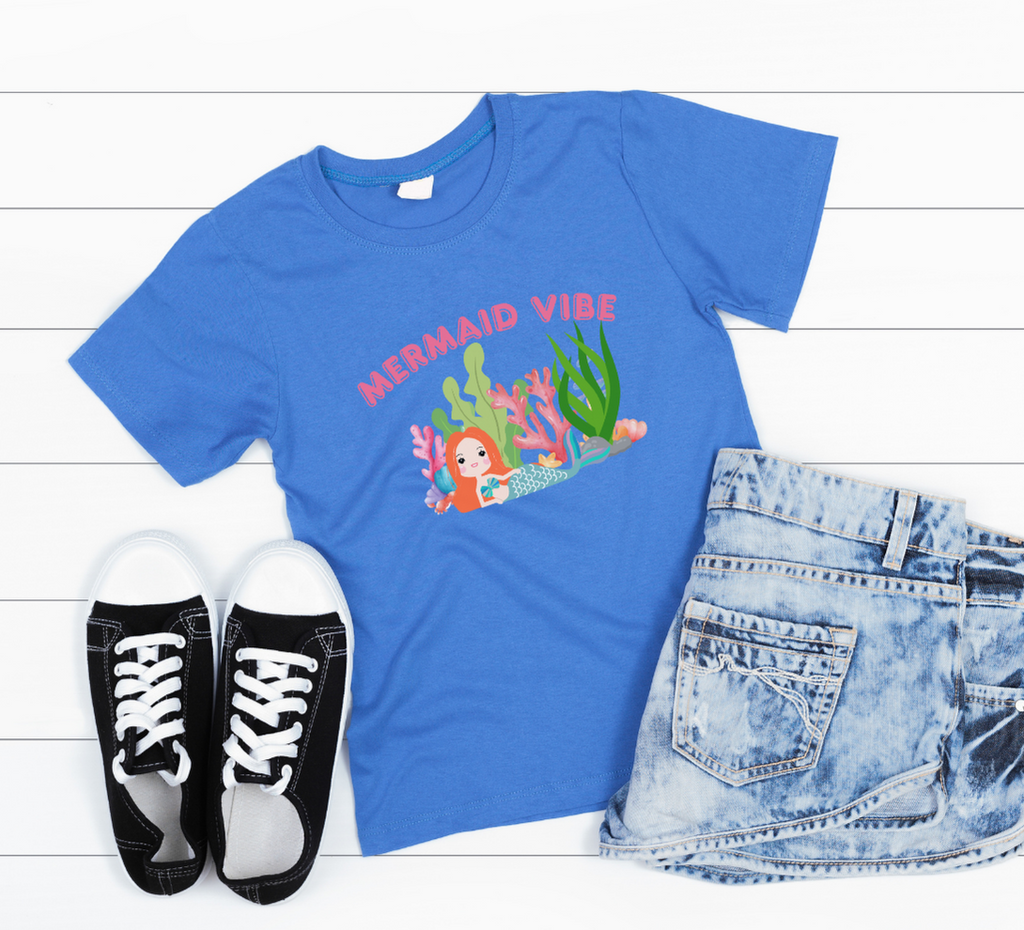 Be Mermaid Vibe T-Shirt – Magical Kids Tee | Mumma’s Cub