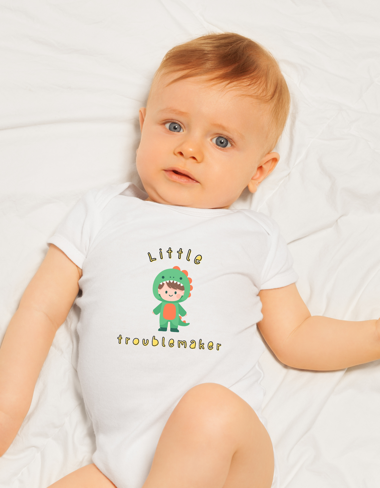TroubleMaker Baby Onesie – Funny Cotton Romper | Mumma’s Cub