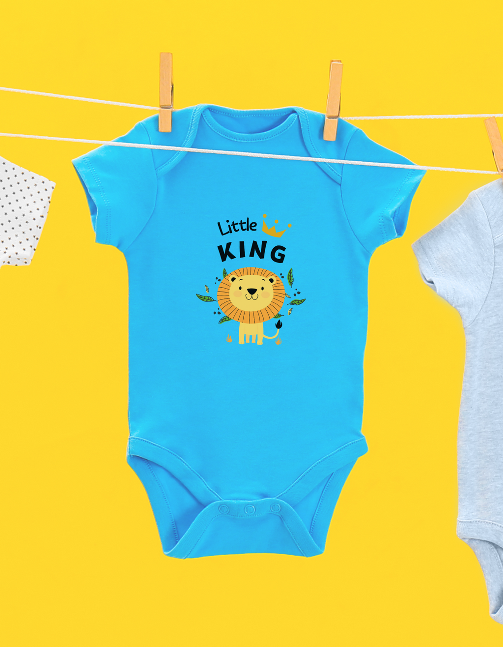 Little King Baby Onesie – Cute Cotton Romper | Mumma’s Cub