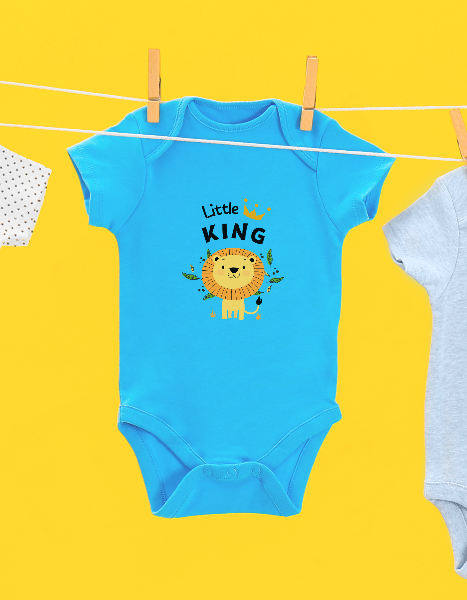 Little King Baby Onesie – Cute Cotton Romper | Mumma’s Cub