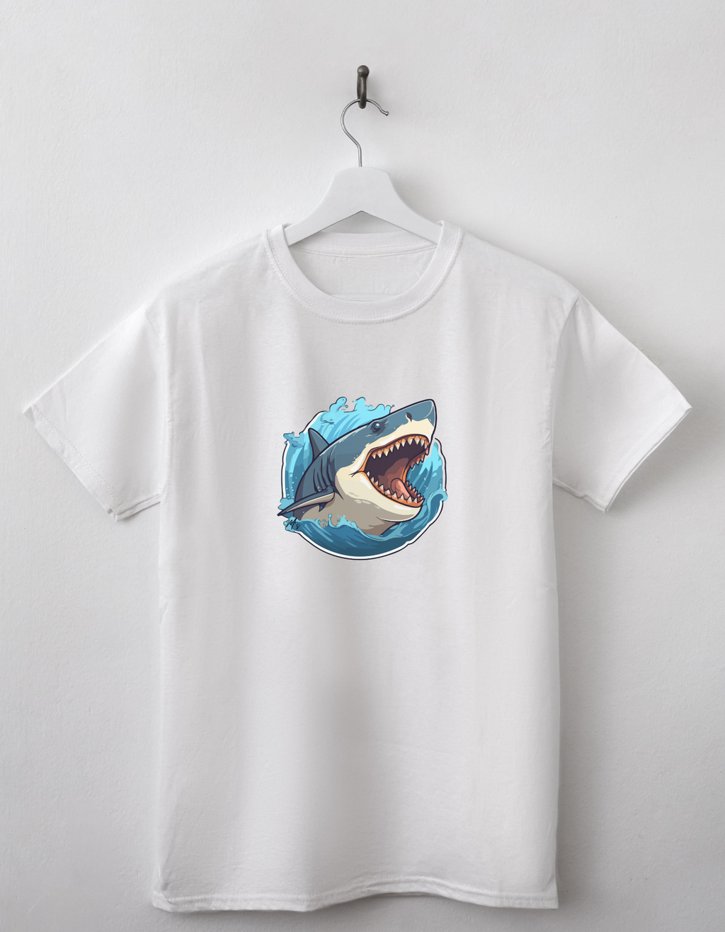 Shark Cotton T-Shirt – Ocean Adventure Tee | Mumma’s Cub