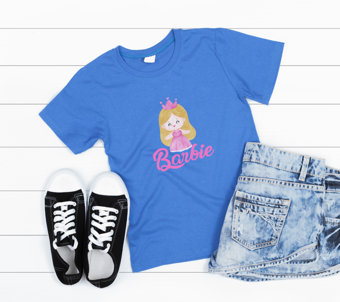 Barbie Doll Cotton T-Shirt – Trendy Girls Tee | Mumma’s Cub