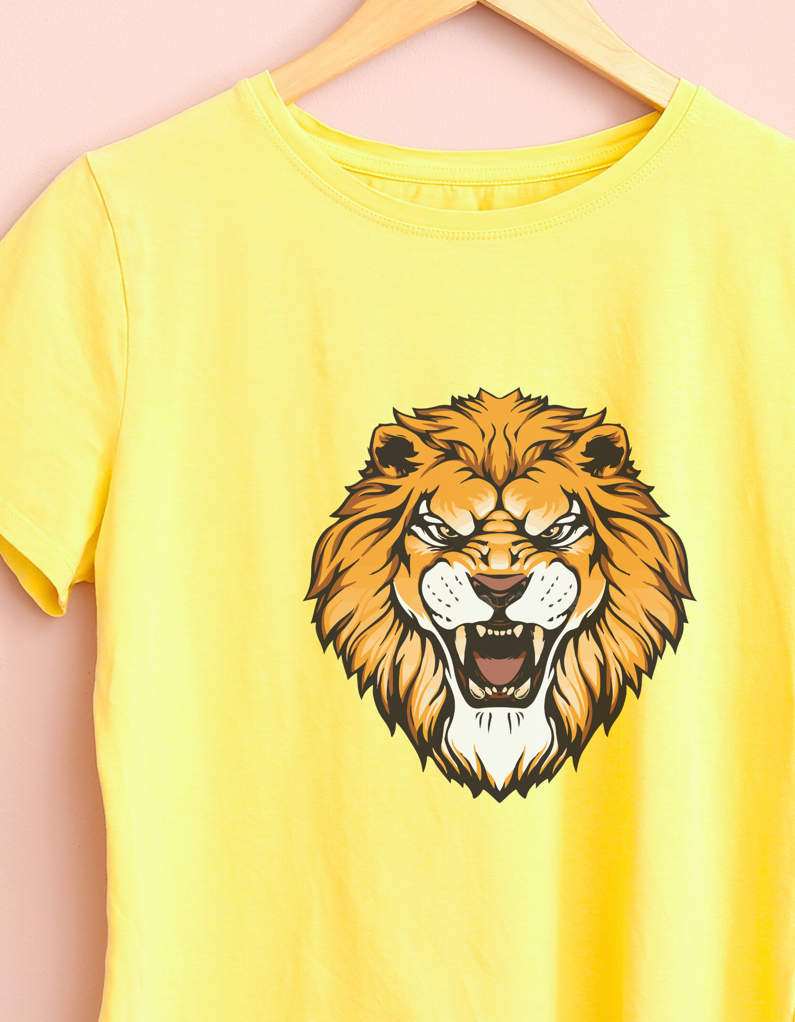 Lion Face Cotton T-Shirt – Bold Kids Tee | Mumma’s Cub