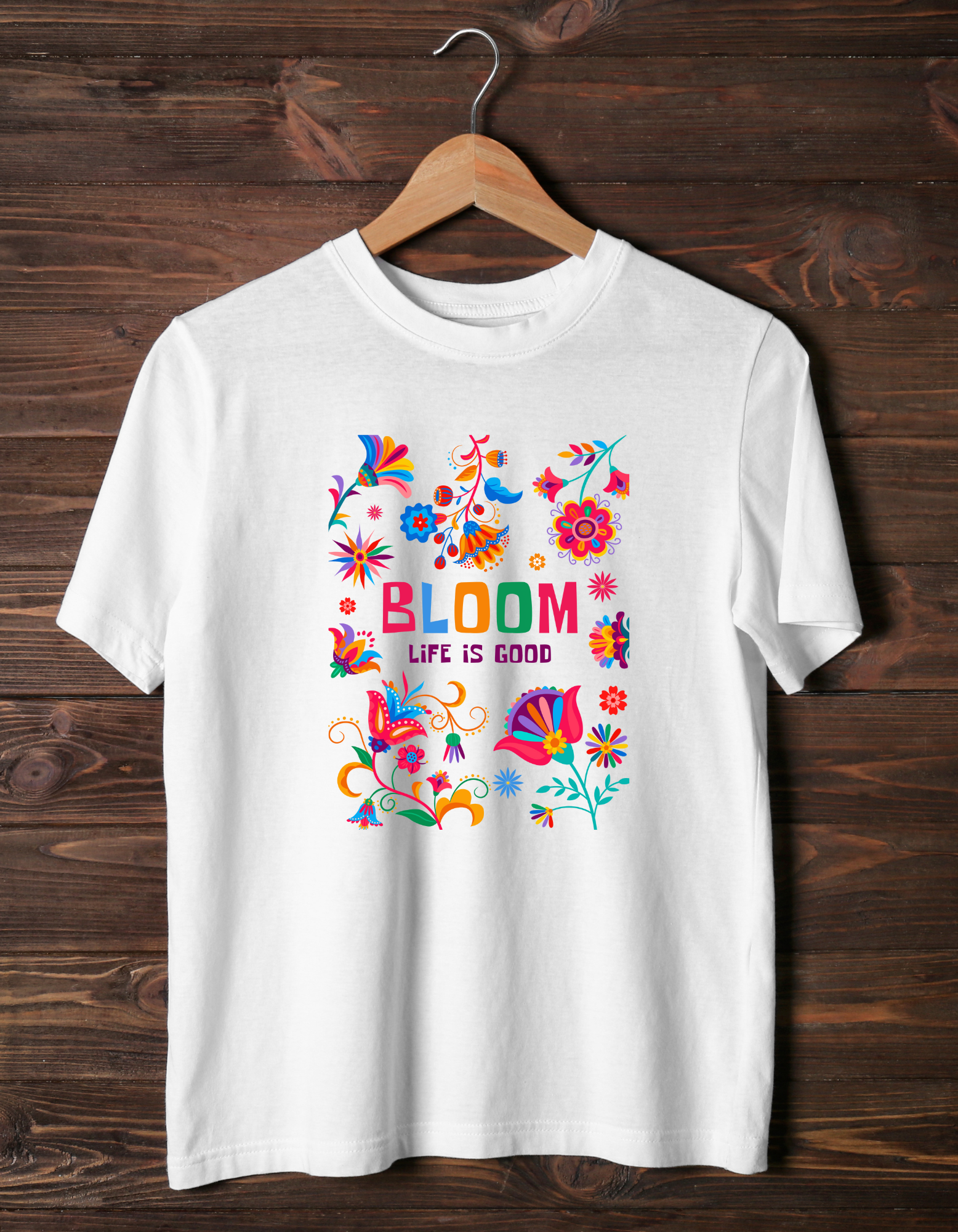 GLOW IN DARK "Bloom" Cotton T-Shirt
