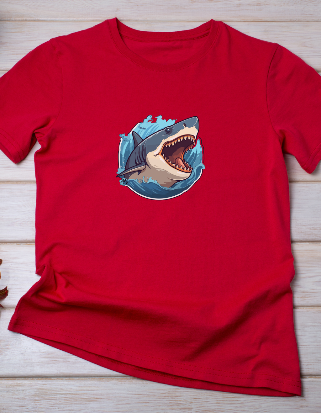 Shark Cotton T-Shirt – Ocean Adventure Tee | Mumma’s Cub