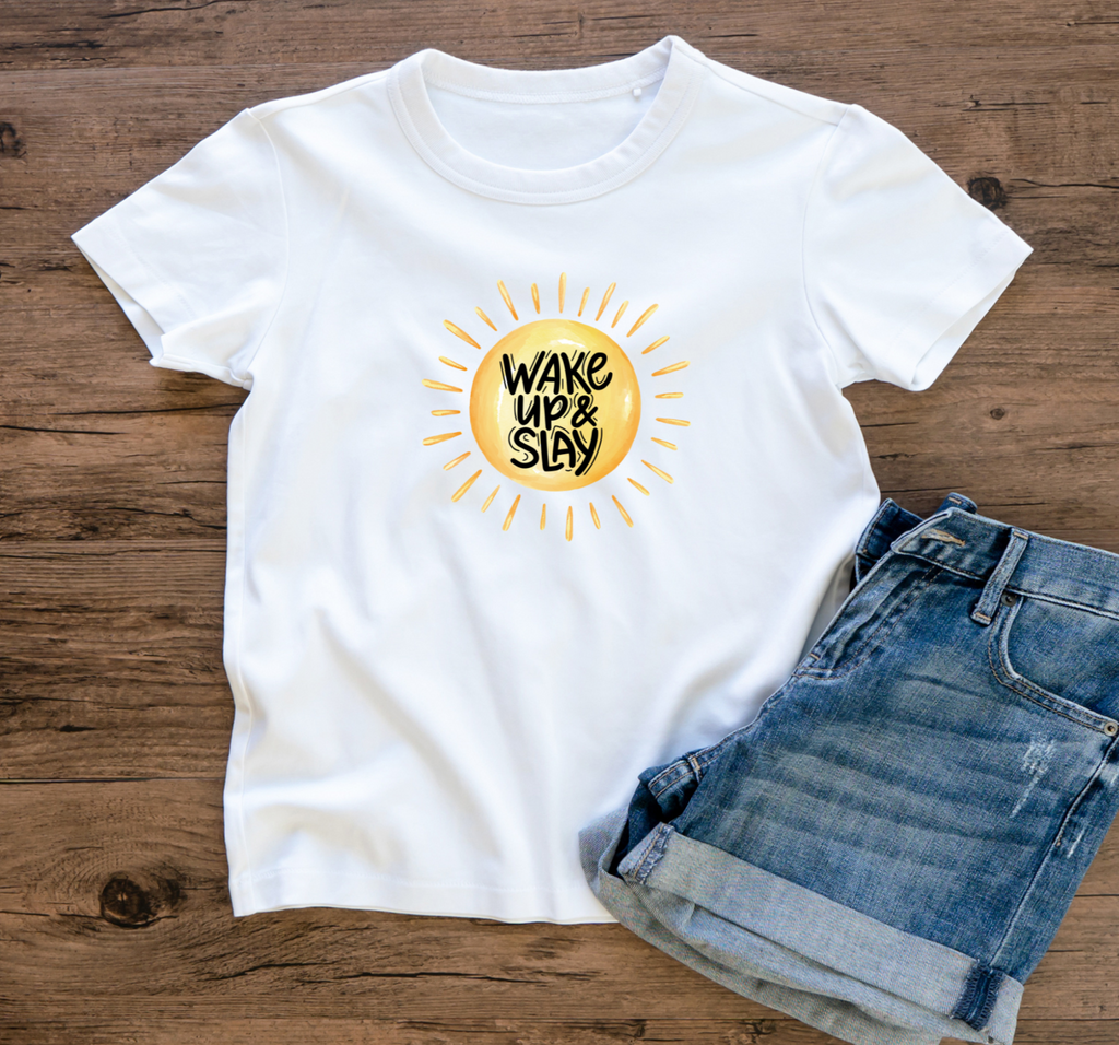 Wakeup & Slay T-Shirt – Bold Kids Tee | Mumma’s Cub