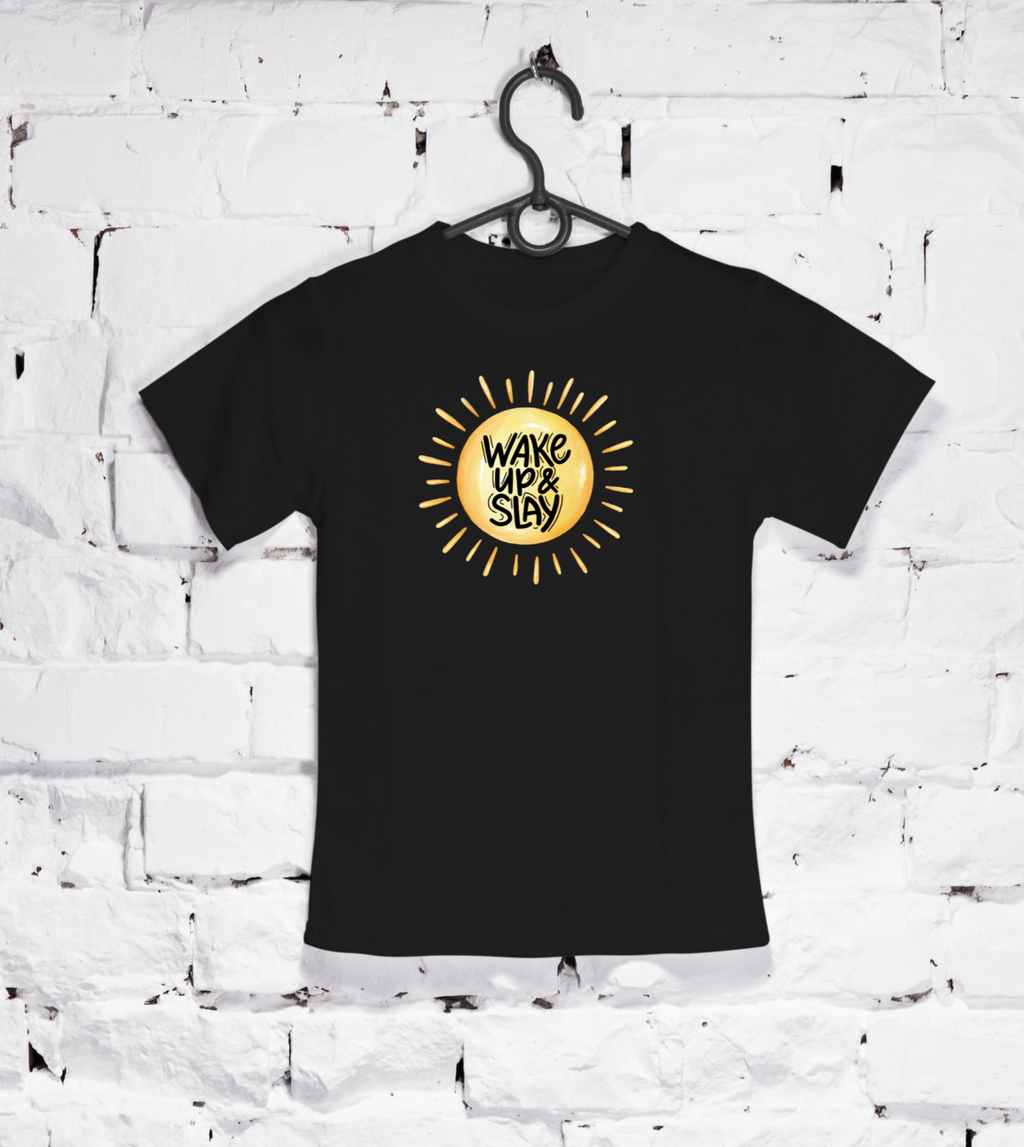 Wakeup & Slay T-Shirt – Bold Kids Tee | Mumma’s Cub