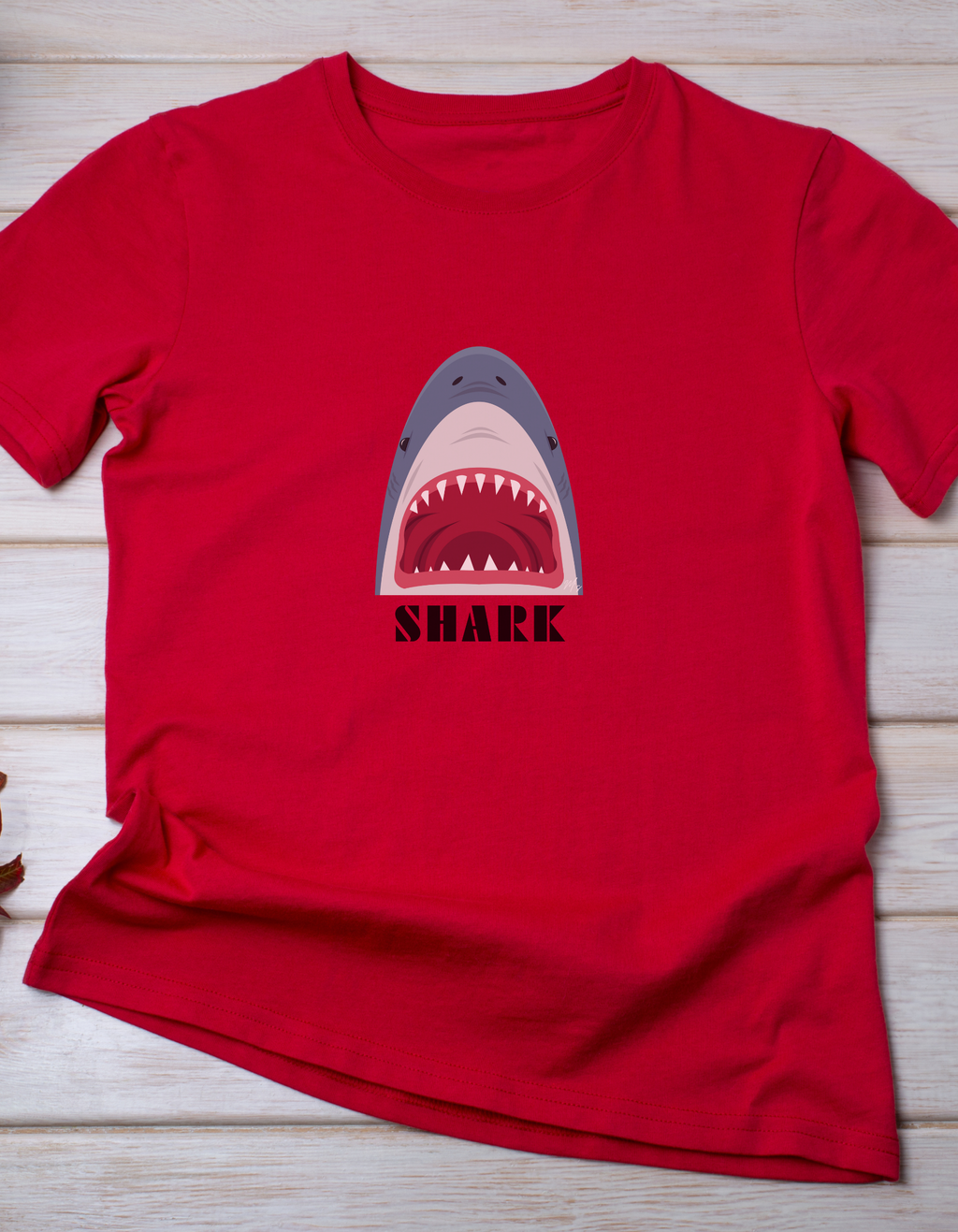 Shark Open Mouth T-Shirt – Bold Kids Tee | Mumma’s Cub